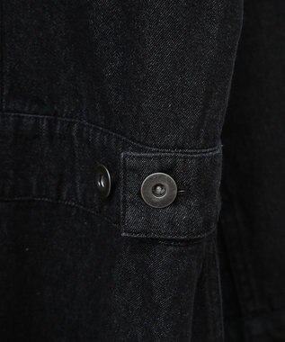 Green Parks ■ＥＳＣＡＲ　デニムロングジャケットワンピース Black