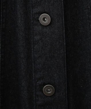 Green Parks ■ＥＳＣＡＲ　デニムロングジャケットワンピース Black