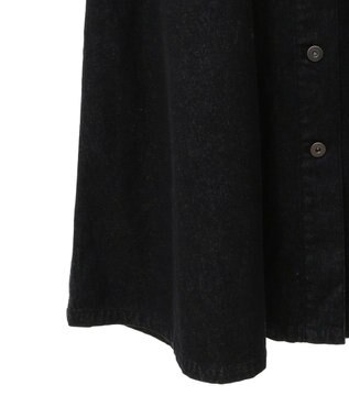 Green Parks ■ＥＳＣＡＲ　デニムロングジャケットワンピース Black