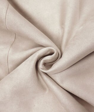 Tiaclasse スエードボンディグフード付きコート ベージュ