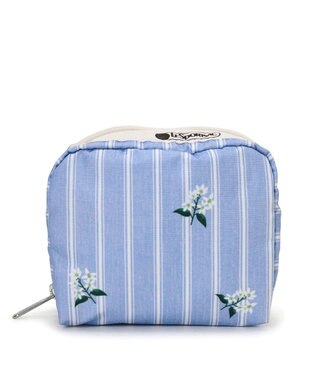 LeSportsac SQUARE COSMETIC/ジャスミンストライプ