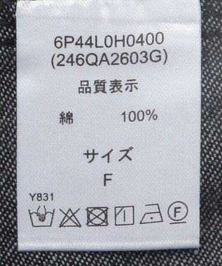 Green Parks ■ＥＳＣＡＲ　デニムロングジャケットワンピース Black