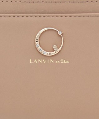 LANVIN en Bleu ルナ リール付きパスケース ベージュ