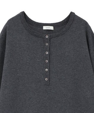 earth music&ecology ソウバリヘンリーニットワンピース Charcoal Gray