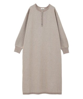 earth music&ecology ソウバリヘンリーニットワンピース Beige