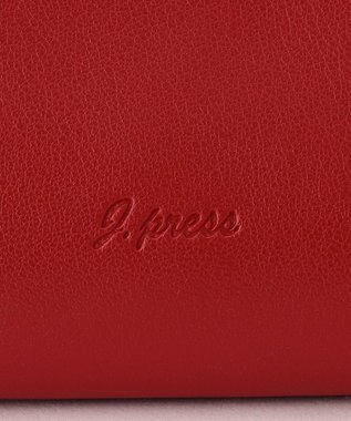 J.PRESS LADIES 【WEB限定カラーあり・A4サイズ収納可・セットアイテム】ポーチ付き PRINTED トート バッグ レッド系