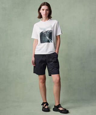 JOSEPH ABBOUD MOUNTAIN 【吸水速乾/消臭性】デオドライ天竺 フォトプリント Ｔシャツ ホワイト系6
