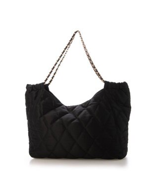 UNBILLION カシュカシュ cachecache / ナイロンキルトチェーントート ブラック