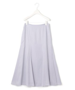 ICB 【洗える】 ルゼブフィブリルサテン スカート ライラックグレー系