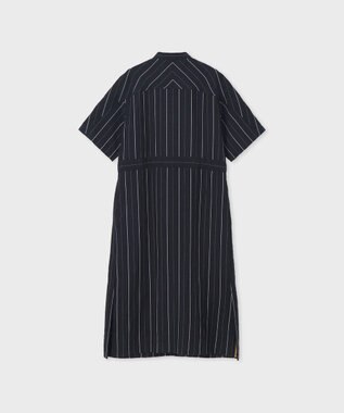 Paul Smith ストライプ シャツワンピース ネイビー