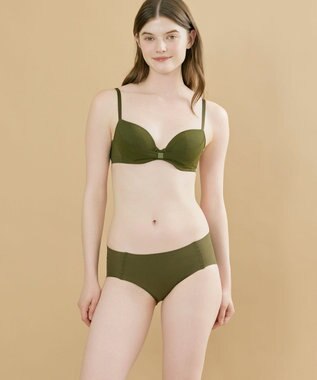 une nana cool 胸もとフィットをリボンでキープ リボンブラ OV