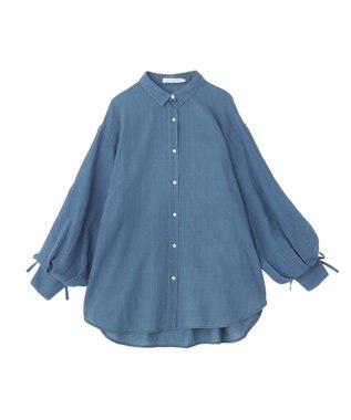 AMERICAN HOLIC ガーメントウォッシュアソートギャザーシャツ Indigo