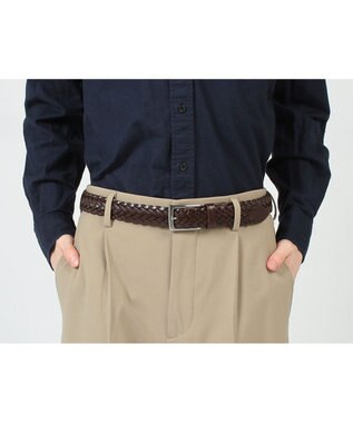 REGAL FOOT COMMUNITY 【リーガル】TS84 プレミアム メッシュベルト ベルト ダークブラウン