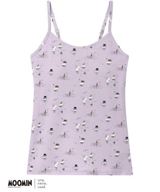 une nana cool 【ムーミン】MOOMIN × une nana ccol カップ付キャミソール PU