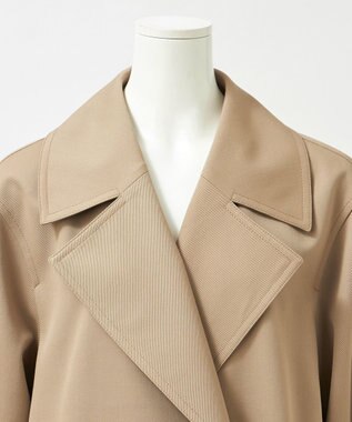 23区 【エステータ】ウールトレンチコート ベージュ