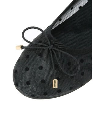 AMERICAN HOLIC 【整履き】チュールドットパンプス Black