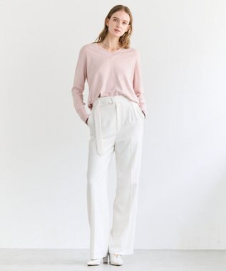 BEIGE， 【セットアップ対応】SPHENE / ハイウエストDカンストレートパンツ Ecru