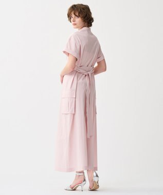 uncrave カラータイプライター シャツワンピース ピンク