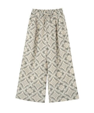 CRAFT STANDARD BOUTIQUE プリントイージーパンツ Light Beige