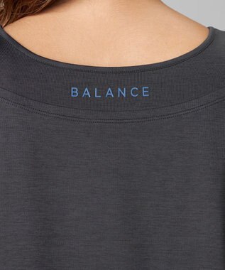 Chacott Chacott BALANCE ドライストレッチリフレクター長袖Tシャツ ダークグレー杢