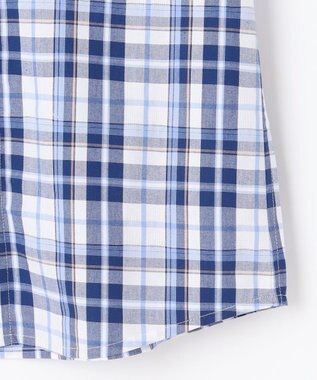 J.PRESS KIDS 【140-170cm】ロゴプリント チェックシャツ ネイビー系4
