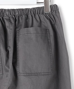 J.PRESS YORK STREET 【WOMEN】ソフトコットン ワイドベイカー パンツ グレー系