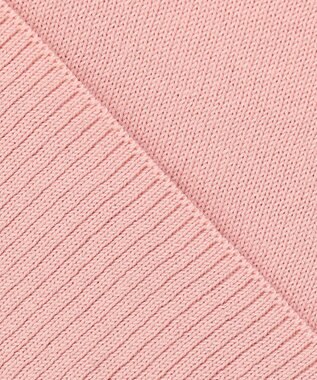 ICB 【洗える】 ガスコットンハイゲージ Vネックニット アッシュピンク系