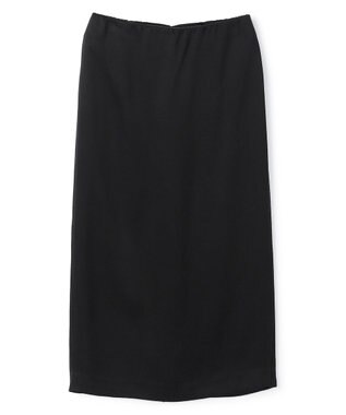 BEIGE， CASSITER / リネンブレンド サテンスカート Black