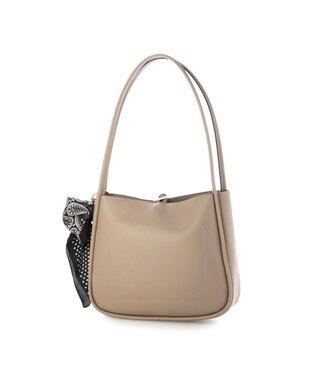 UNBILLION カシュカシュ cachecache / スカーフチャーム付きロングハンドルトート オーク