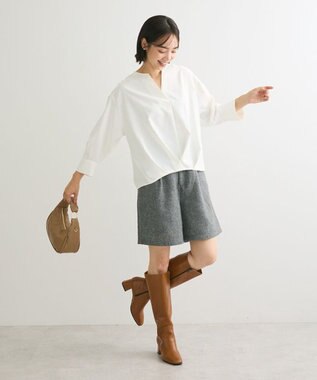 Green Parks ２ＷＡＹ　バースキッパーブラウス Off White