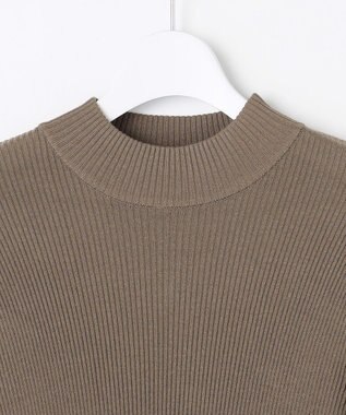 Feroux ジレ付きニット ワンピース ベージュ系