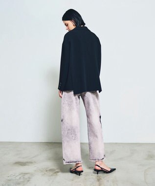 GRACE CONTINENTAL タイダイコクーンデニムパンツ ピンク