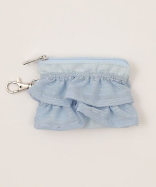 WEGO ミニキラキラフリルポーチ