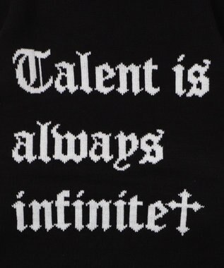 WEGO ウイングハートダメージニット ブラック