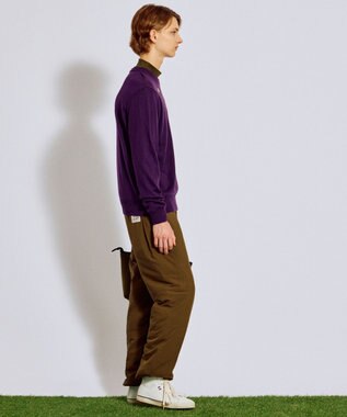 PW CIRCULUS 【MEN】Spark cat クルーネックニット ゴルフ パープル系