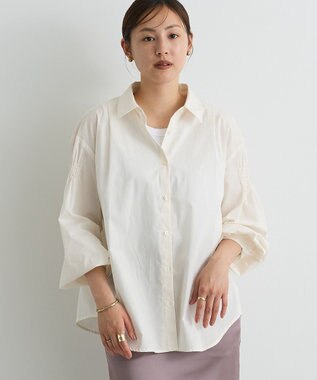 CRAFT STANDARD BOUTIQUE バックデザインレギュラーカラーシャツ