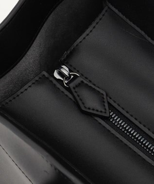 Y'SACCS リサイクルレザー　バインダーA4トートバッグ ブラック