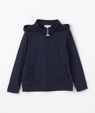 ANY KIDS UVカット リボンパーカー ネイビー