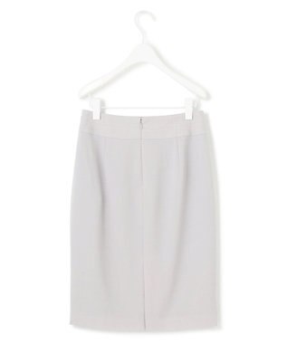 ICB 【接触冷感・速乾・防シワ・洗える】 レーヨンライクトロ タイトスカート ライトグレー系