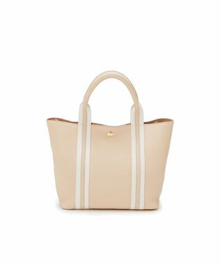TOPKAPI 【TREASURE TOPKAPI】ソフトシュリンク テープコンビ ミニ トート バッグ ショルダーベルト付 ペールベージュ