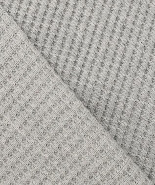 J.PRESS YORK STREET 【UNISEX】ワッフルロングスリーブ Tシャツ ライトグレー系