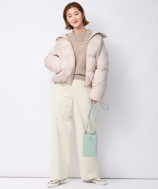 23区 【一部店舗限定/洗える】ハニカム ニット ベージュ系