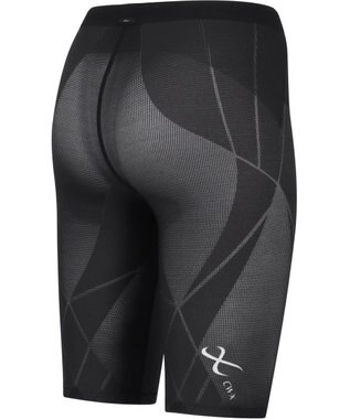 CW-X 【WOMEN】 CW-X スポーツタイツ ハーフ ひざ上丈 下半身サポート(股関節・腰・おしり・ふともも) 全面メッシュ素材 マラソン・球技 レディース HZY775 /ワコール ブラック