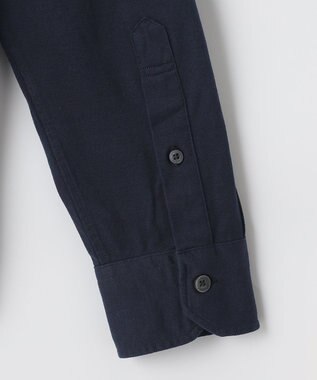 JOSEPH ABBOUD 【イージーケア】快適な着心地 ジャージーシャツ ネイビー系