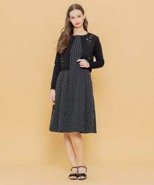 TOCCA 【洗える！】DAFFODIL カーディガン ブラック系