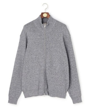 J.PRESS MEN 【KING SIZE】ギマコットンフルジップ カーディガン