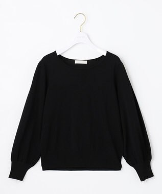 ANY SIS 【2WAY】レース襟付き ニット ブラック