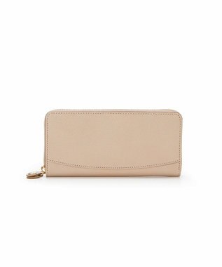 TOPKAPI 【TOPKAPI】角シボ型押し・ ラウンド 長財布 COLORATO コロラート グレージュ