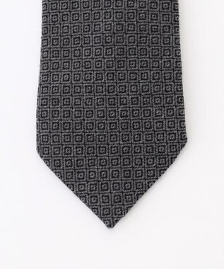 JOSEPH ABBOUD 【イタリア素材・日本製】スモールクレストジャカードネクタイ ライトグレー系7