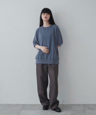 WEGO 【ユニセックス着用ITEM】ハーフスリーブスウェット ブルーその他